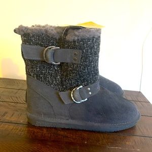 Bearpaw gray boots size 8